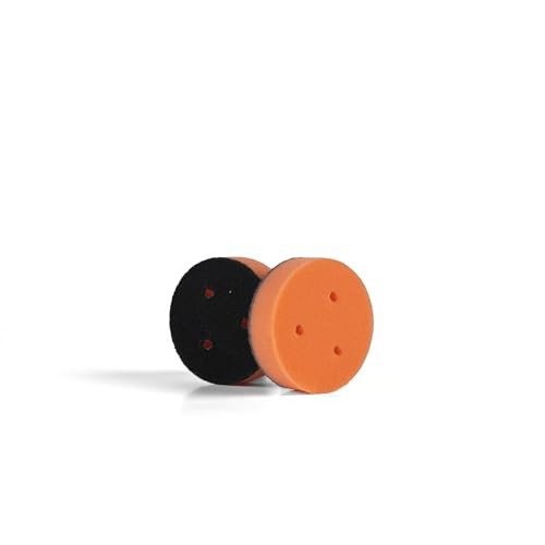 Classic Motoring 3″ Buffing & Polishing Pads (3-Pack) – Foam and 3 Inch Orange