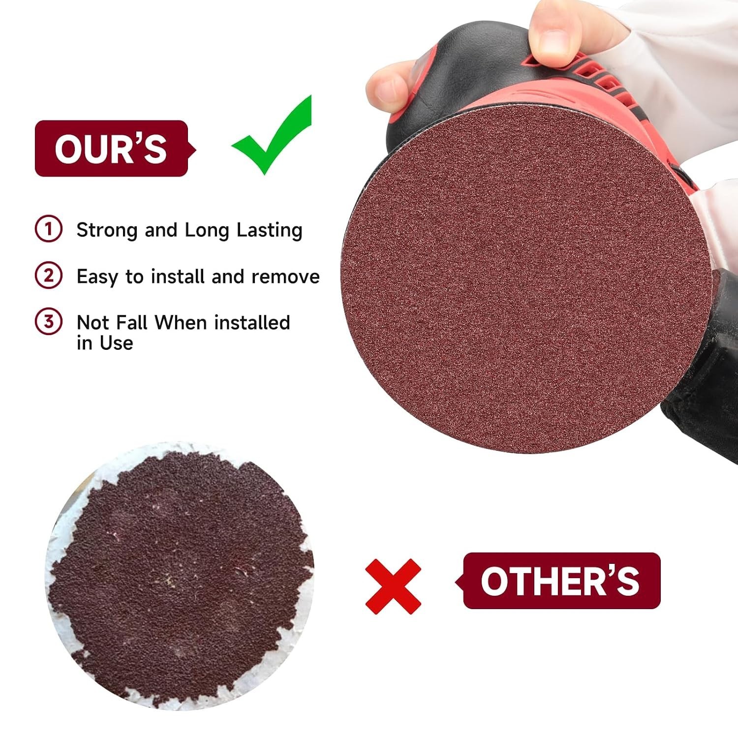 Durable 70PTC Aluminum Oxide Sanding Discs – Perfect for All Your Sanding Needs