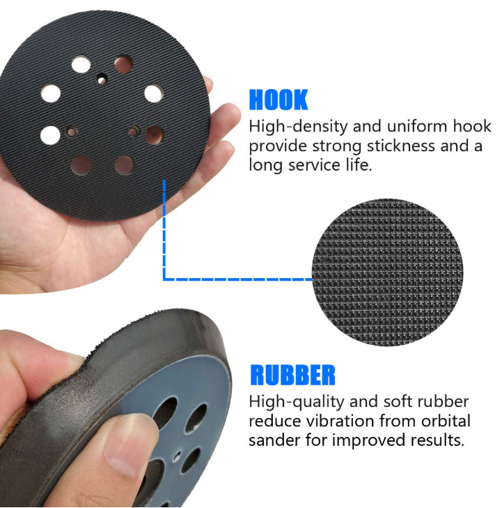 Replacement 5″ Hook & Loop Pad for Makita Random Orbital Sanders BO5030 BO5041