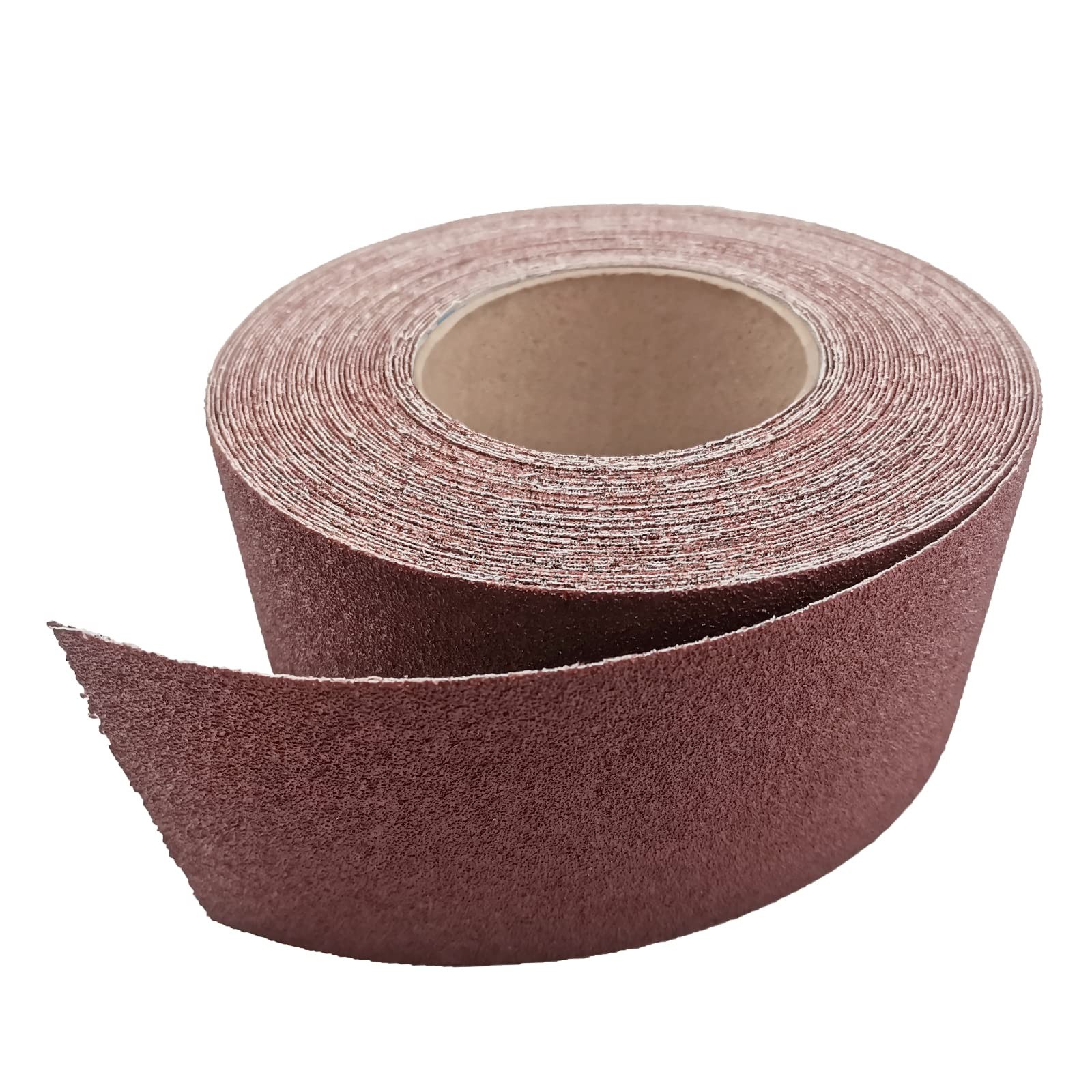 80 Grit Sandpaper Roll, 3 Inch x 49 Feet Emery Cloth Roll Aluminum Oxide Abra…