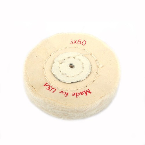5Pcs 3 Inch Cloth Buffing Wheel 4mm Shank Metal Jewelry Polishing Grinding Wheel