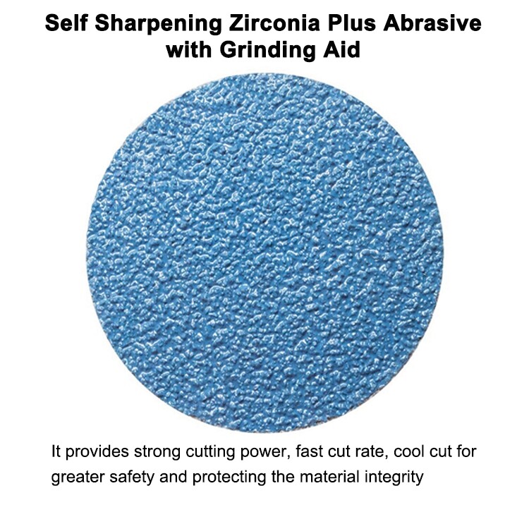 50PCS 2in 36 60 80 120 Grit Zirconia Roll Lock Sanding Grinding Disc Die Grinder