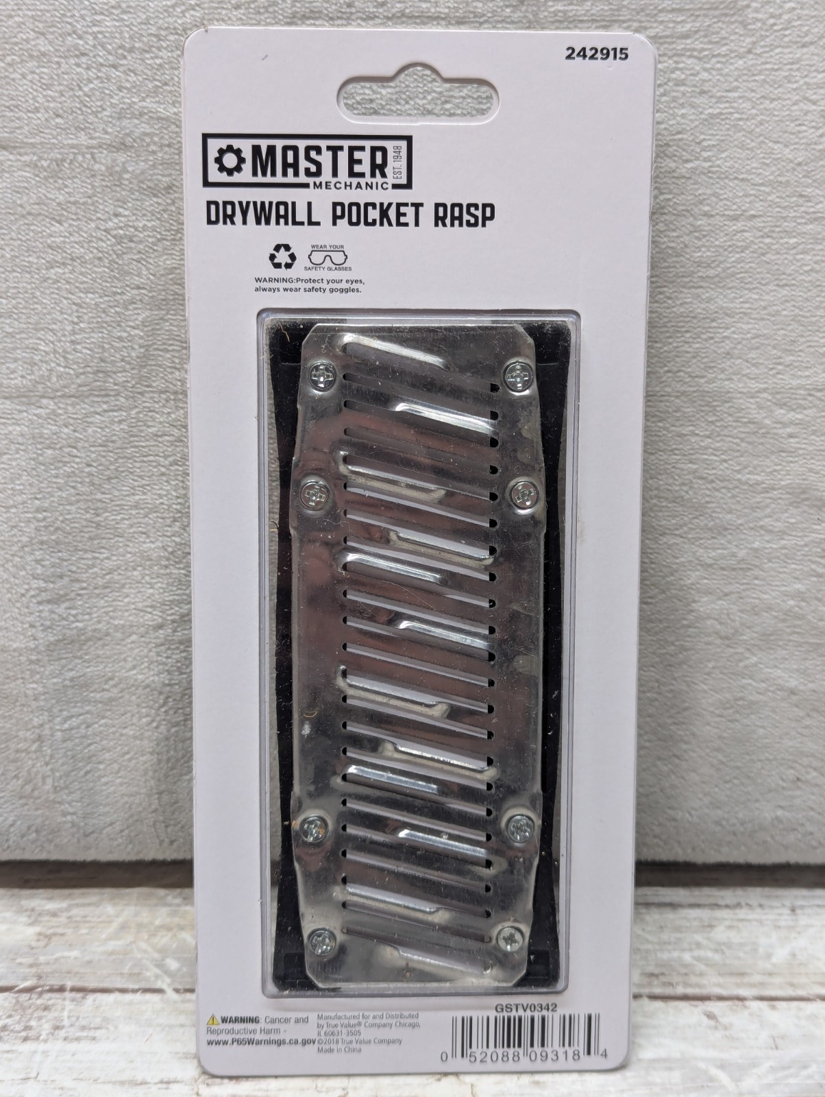 Master Mechanic Drywall Pocket Rasps NEW Tool Sanding Tool