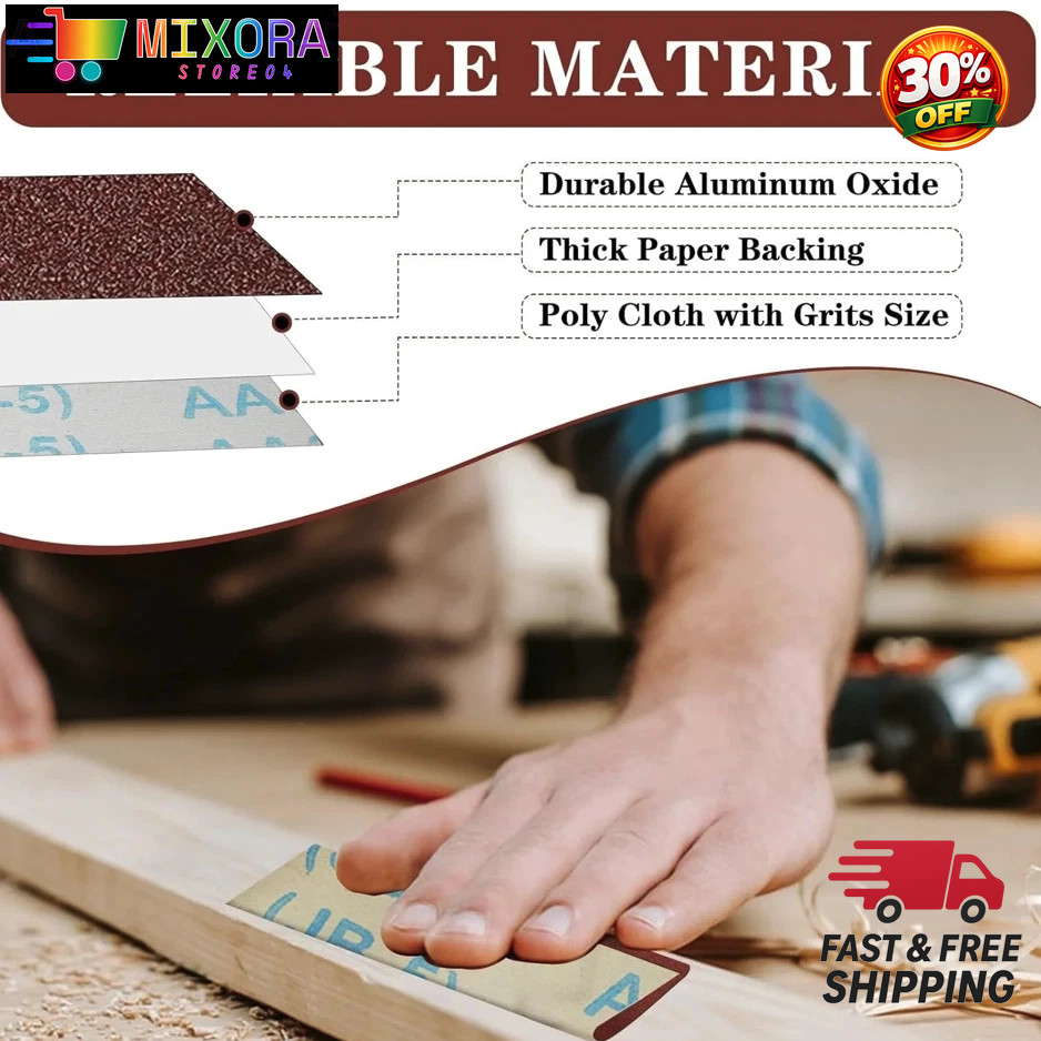 1pc 5M Emery Cloth Sandpaper Roll 1Inch Wood Metal Polishing Tape – NEW