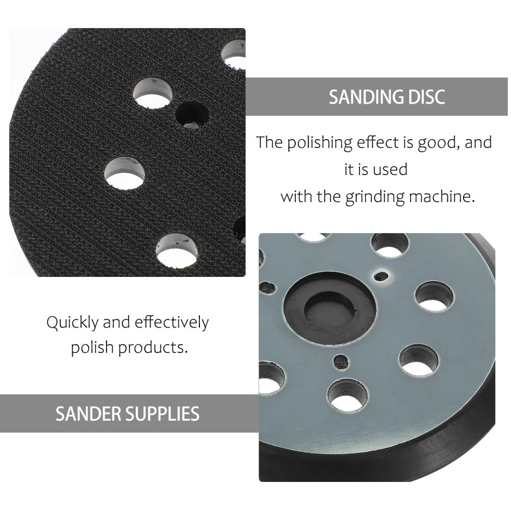 Hook Loop Aluminum Sander Disc Pad 8 Hole Durable Multi Color for Sander