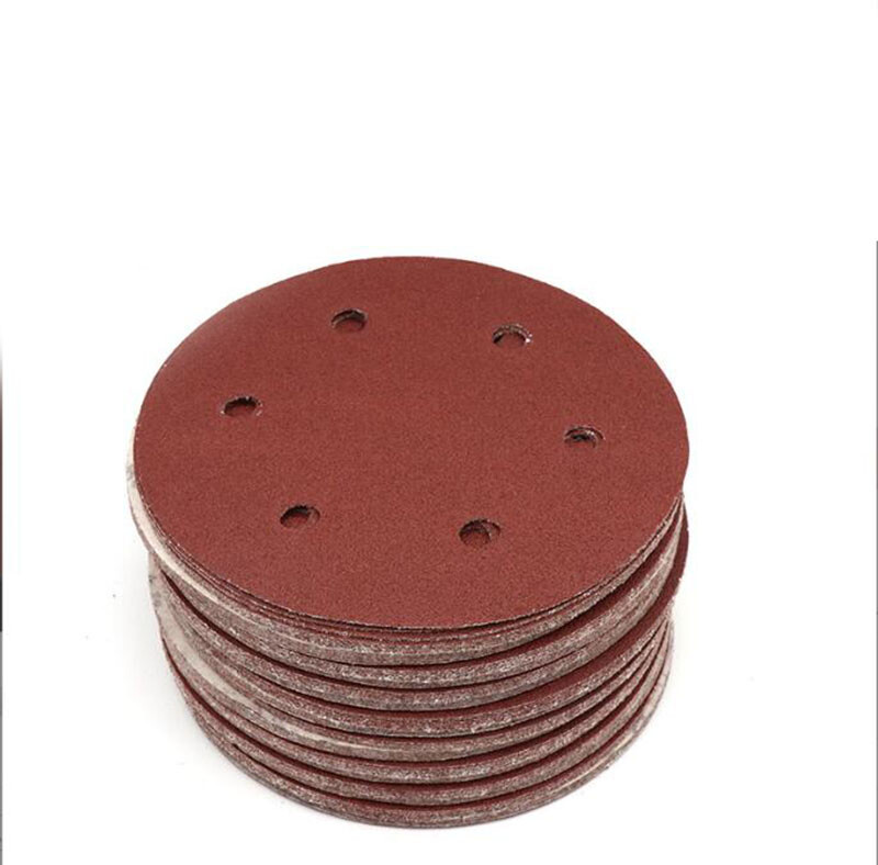 9″ 225mm 6 Hole Sanding Disc Hook & Loop Orbital Sandpaper Pads 40 – 2000 Grit