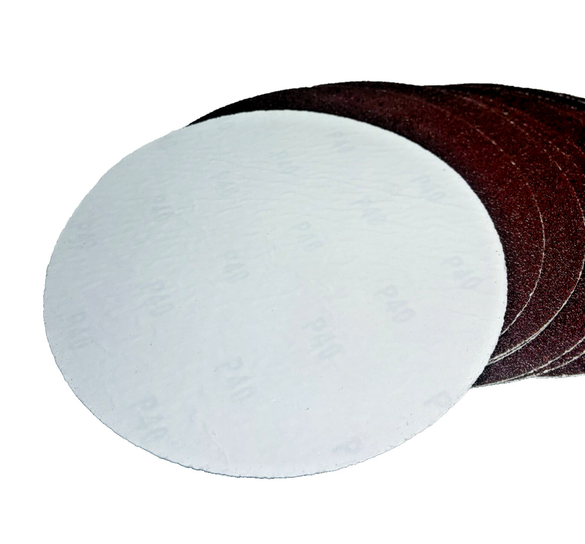 12 Pcs 8 Inch Self Stick Aluminum Oxide Sanding Discs No-Hole Sanding Paper