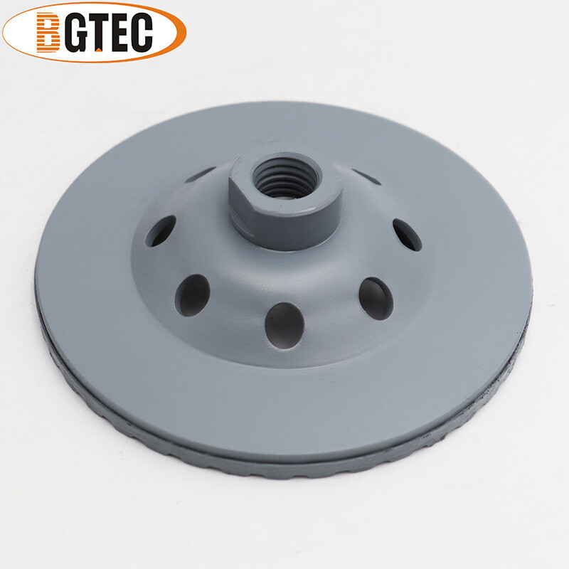Diamond Row Cup Grinding Wheel 4-7 inch Marble Concrete Masonry Polishing Disc