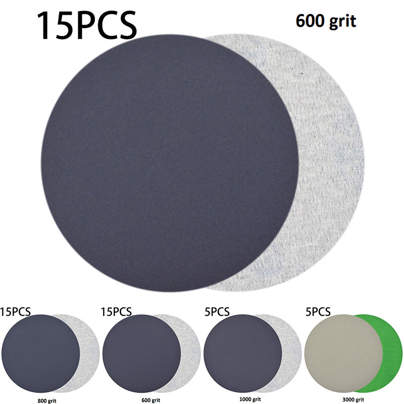 3 Inches Waterproof Silicon Carbide Sand Paper Abrasive Disc Wear-Resistance Set