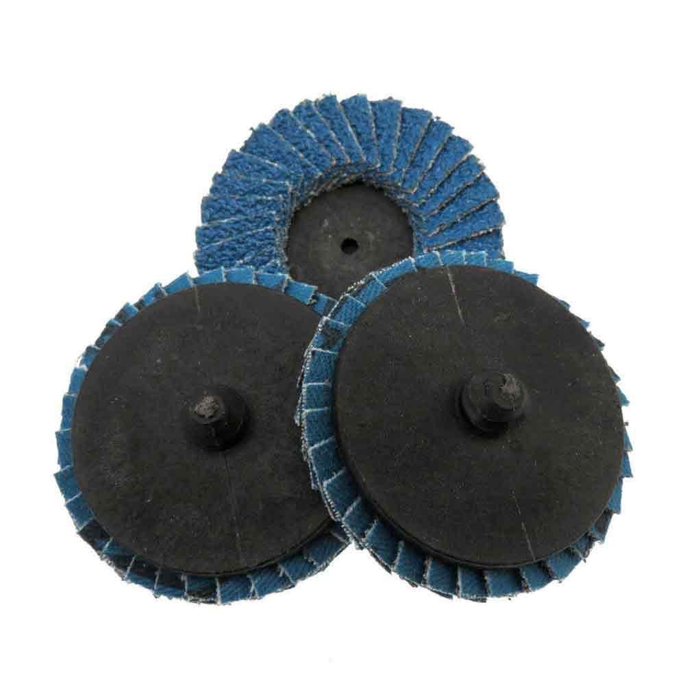Flap Disc 50mm 2″ Zirconia Sanding Wheel 40 60 80 120 Grit Sander Grinding New
