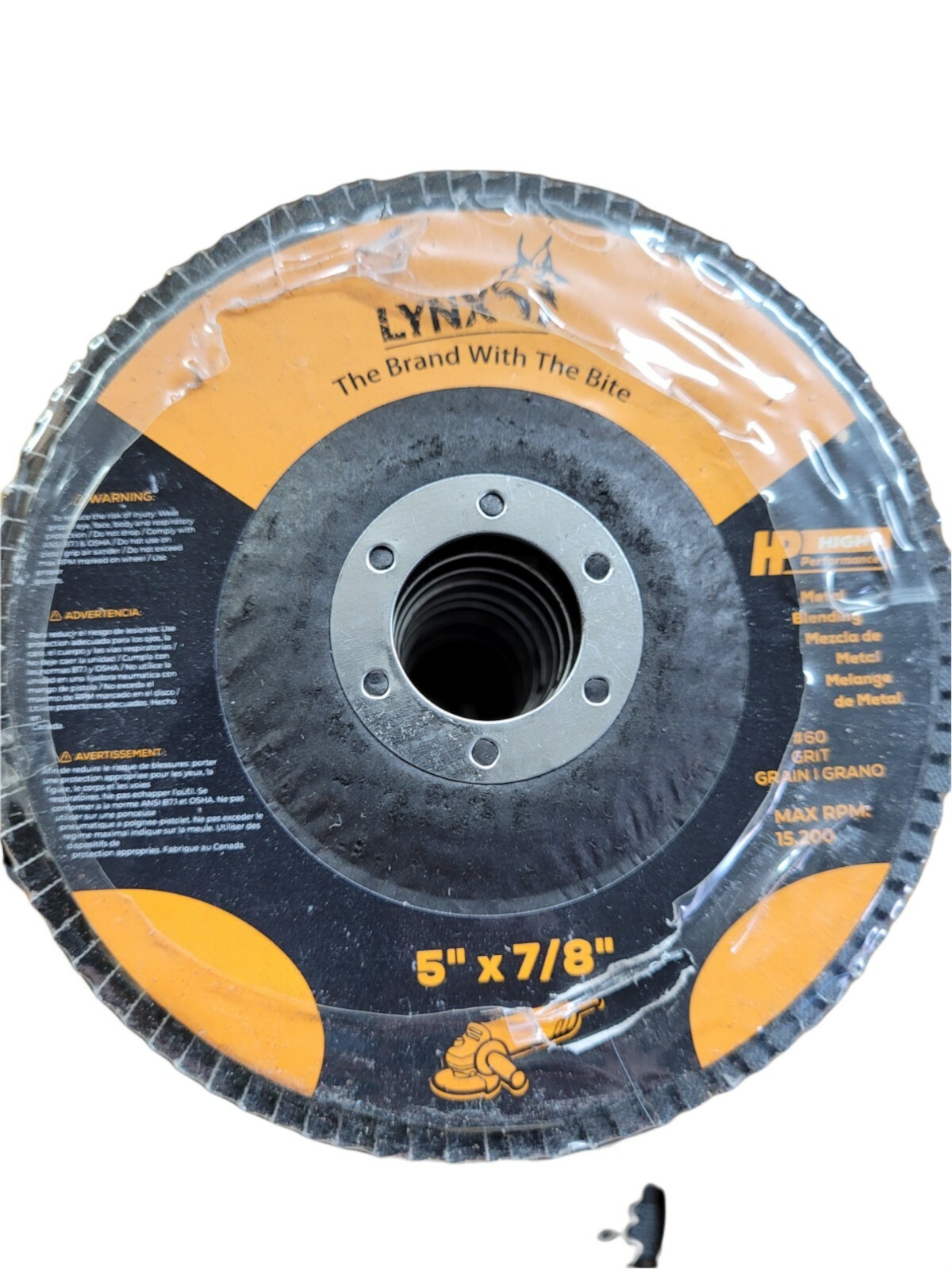 4.5” x 7/8″ Jumbo 60 Grit Zirconia Flap Disc Grinding Wheels 10pcs