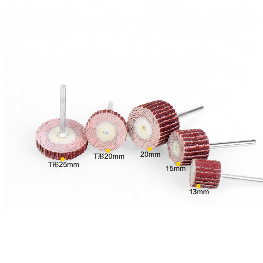 12mm 15mm 20mm Flap Sanding Wheel Disc 80 – 600 Grit for Dremel Rotary Tool