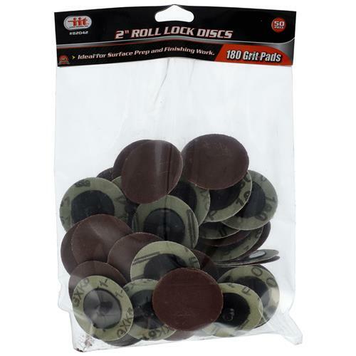 50pc 2″ 180 Grit Sanding Discs Surface Prep Finishing Work Abrasive Pads 82042