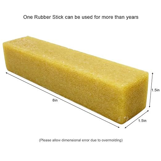 1-1/2″ x 1-1/2″ x 8″ Inch Abrasive Cleaning Eraser Stick for Sanding Belt & Disc