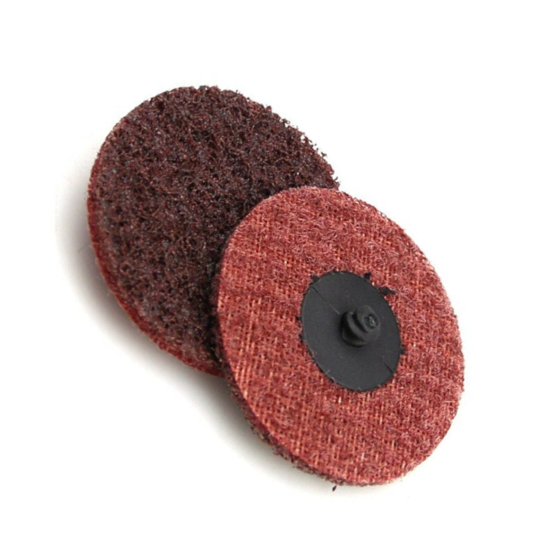 100 Pcs 3 in Scour Quick Change Sanding Disc Coarse to Fine Surface Conditioning