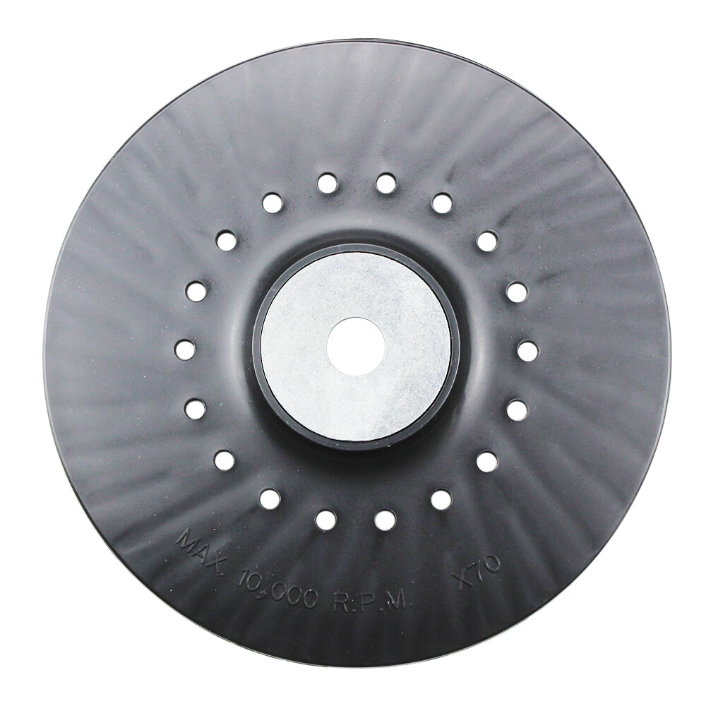 7″ x 5/8″-11 Resin Fiber Disc Backing Pad with Lock Nut for Angle Grinder