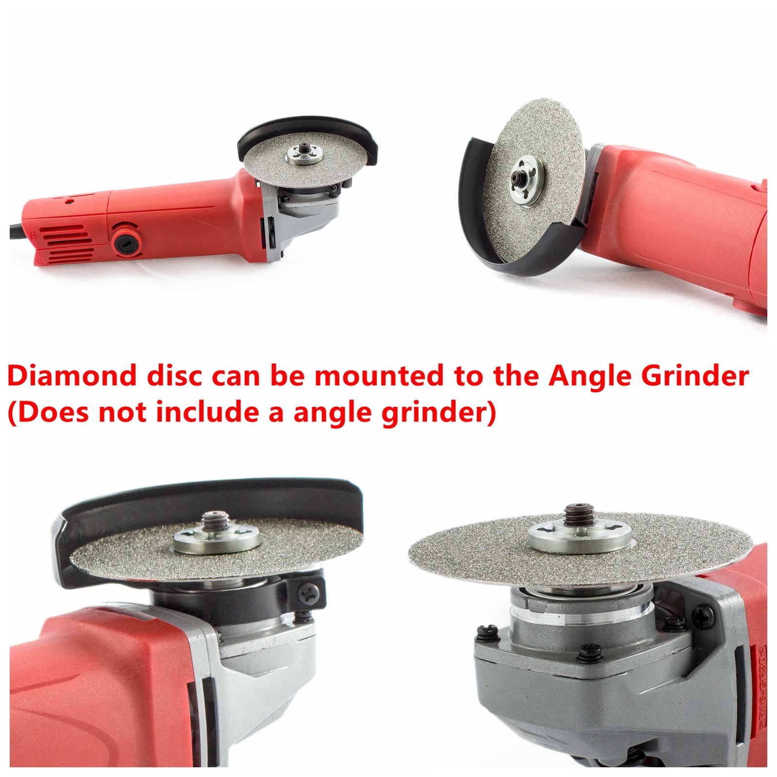 4″ inch 100 mm Grit 150 Diamond Grinding Disc Abrasive Wheels Flat Lap Disk