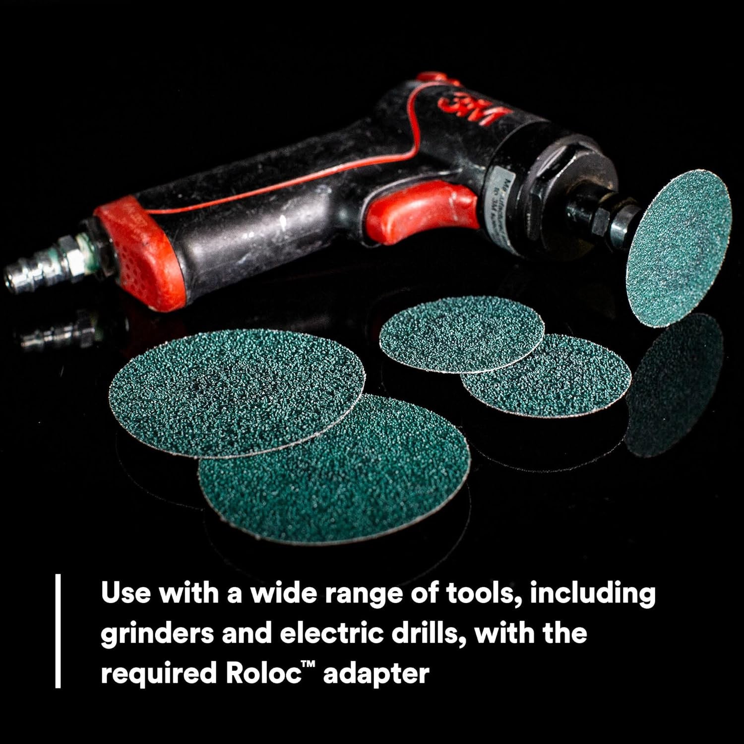 25PCS Roloc Disc 3Inch 60 Grit Quick Change Heavy Duty Grinding Coating Removals