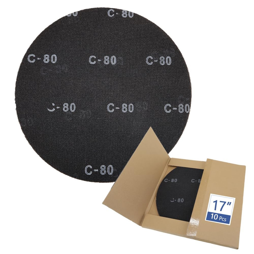 17″ Sanding Screen Discs – Mesh Floor Sanding Screen – Black Silicon Carbide – f