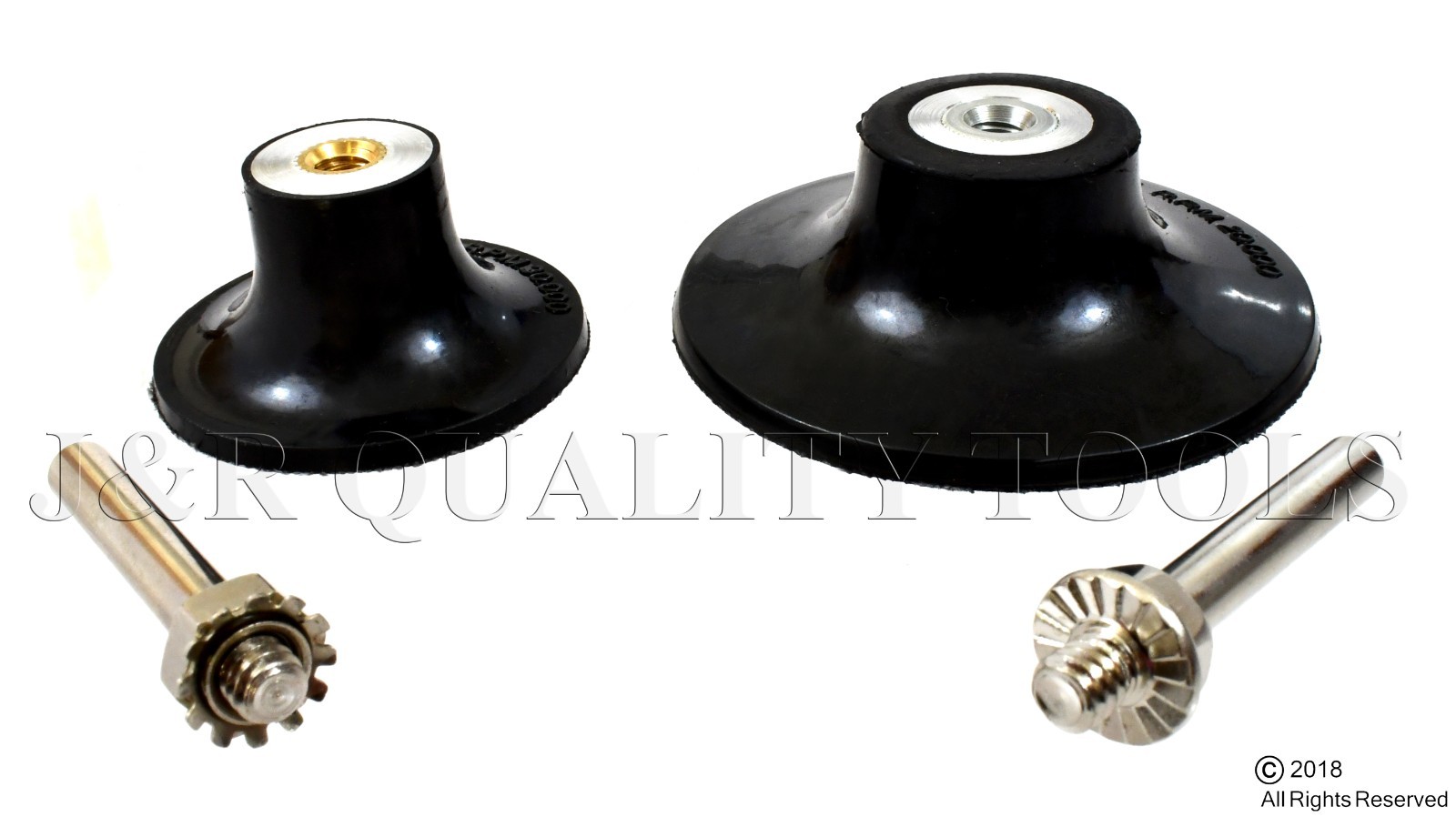 20 Pack 2 and 3 Inch R Lock Sanding Disc Holder Set Rotary Pad 1/4 Inch Shank