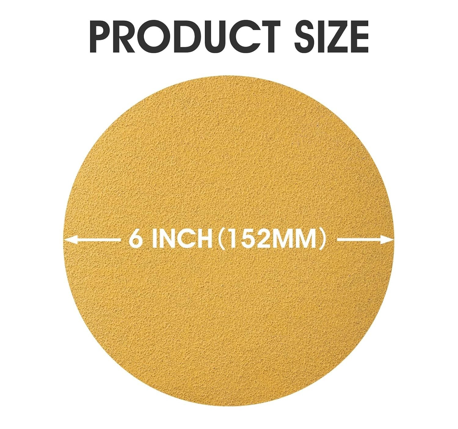 100 PCS 6 Inch PSA Sanding Discs 80 Grit Self Adhesive Sandpaper | Adhesive B…