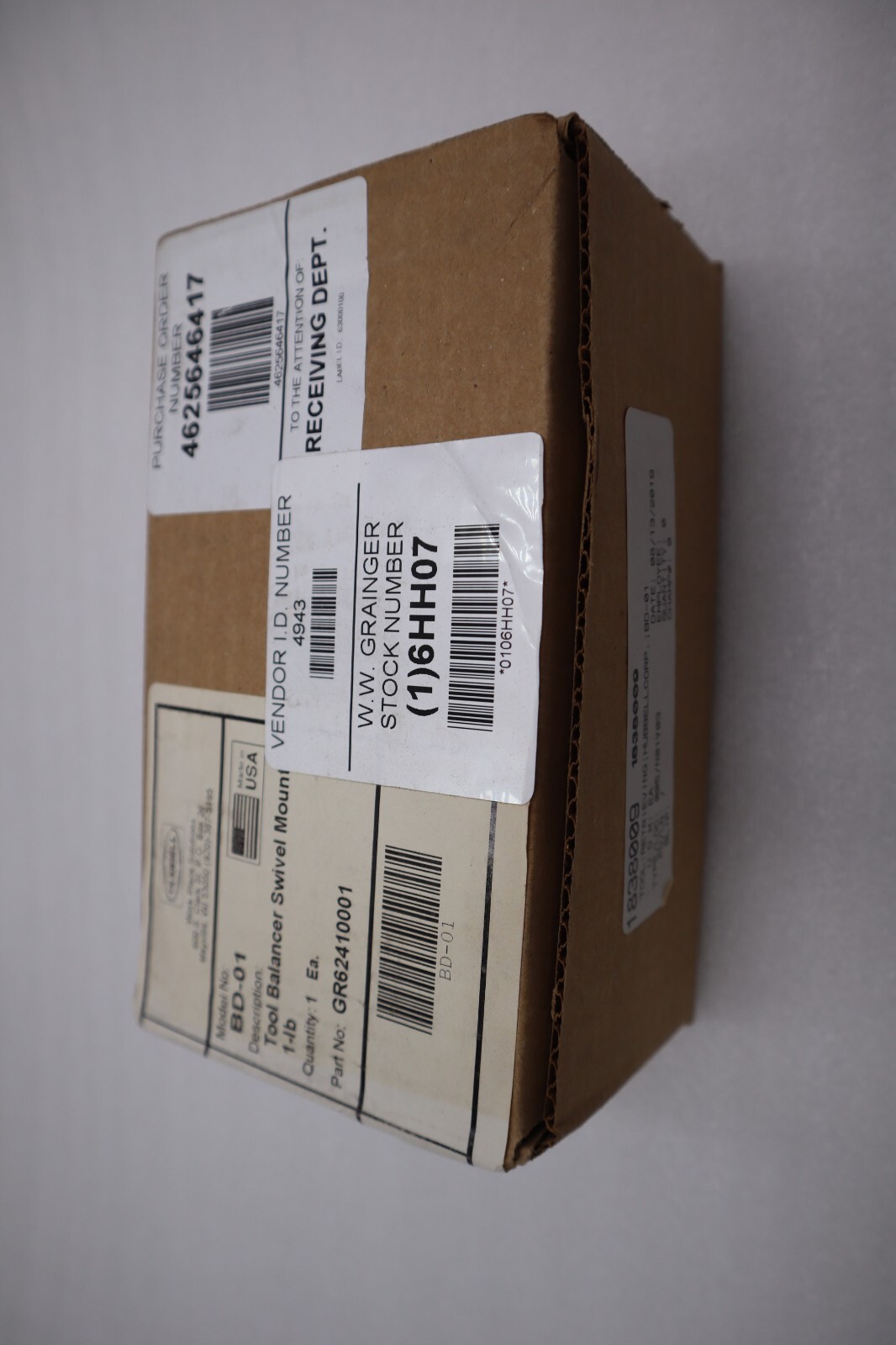 NEW HUBBELL BD-01 Tool Balancer 6 ft L Galvanized Steel 6HH07 STOCK H181A