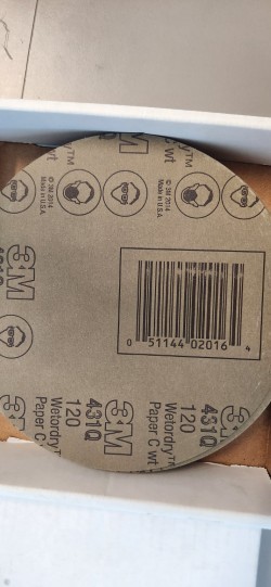 Lot of 8″ Abrasive paper backed discs, various grits