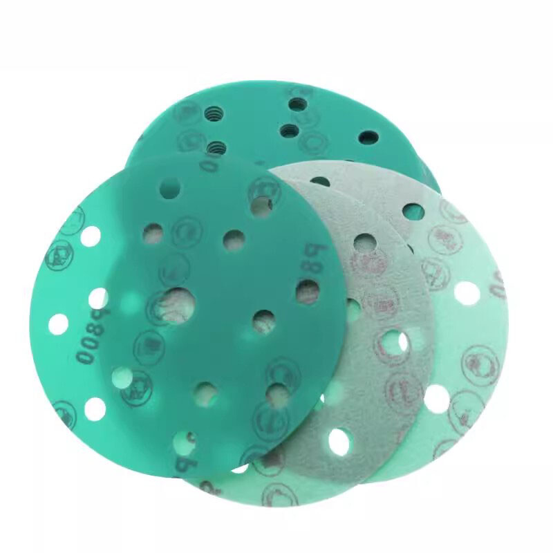 6 Inch 150mm 15 Hole Wet and Dry Sanding Discs Sandpaper Film Pads Grit 60-2000