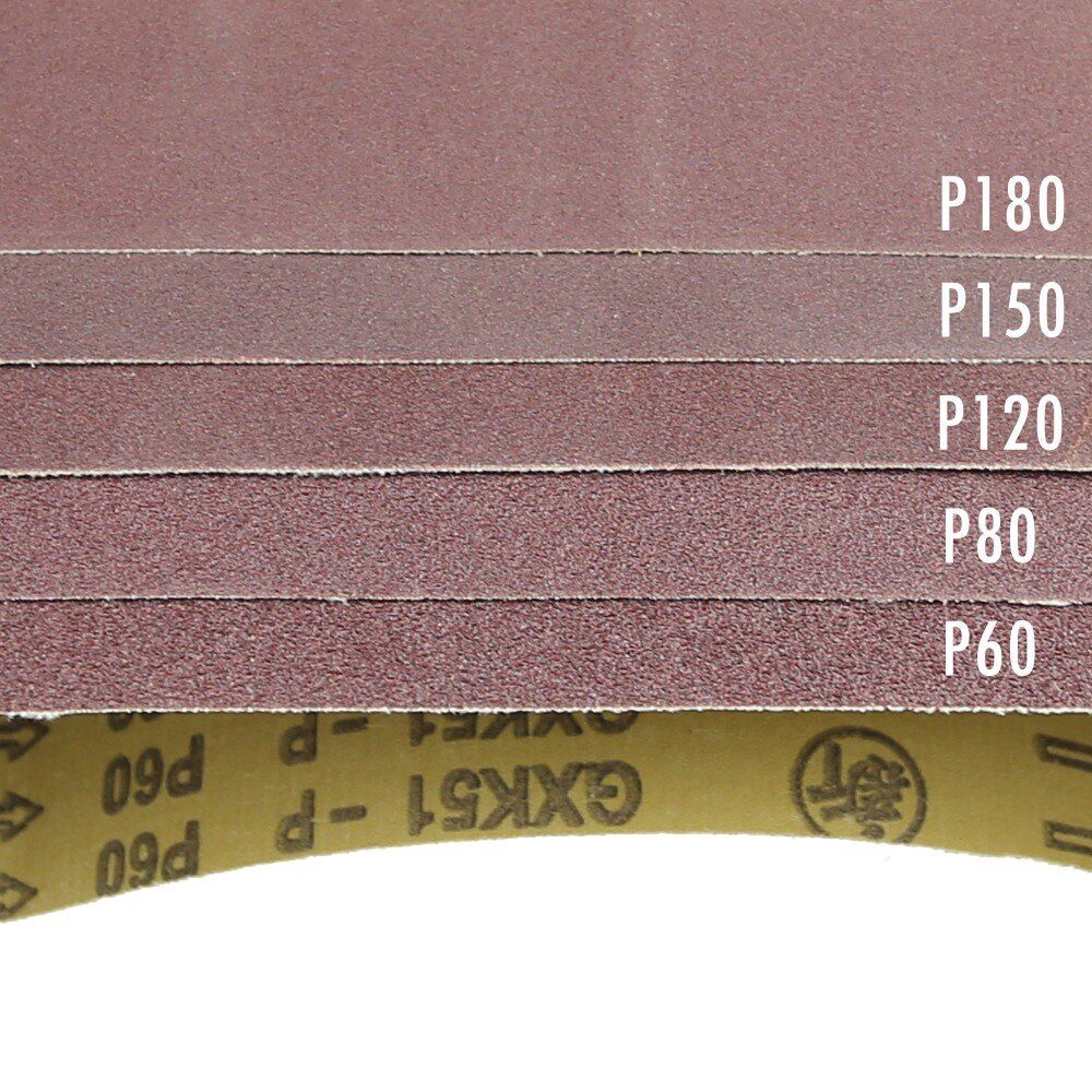 10 Pieces 686 * 50mm Abrasive Sanding Belts 2in * 27in P40-P1500 Coarse to Fine