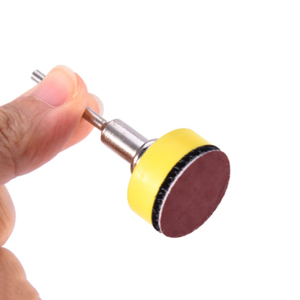100Pcs Sanding Discs Pad with Shank Assorted Colors for Polishing and Sanding