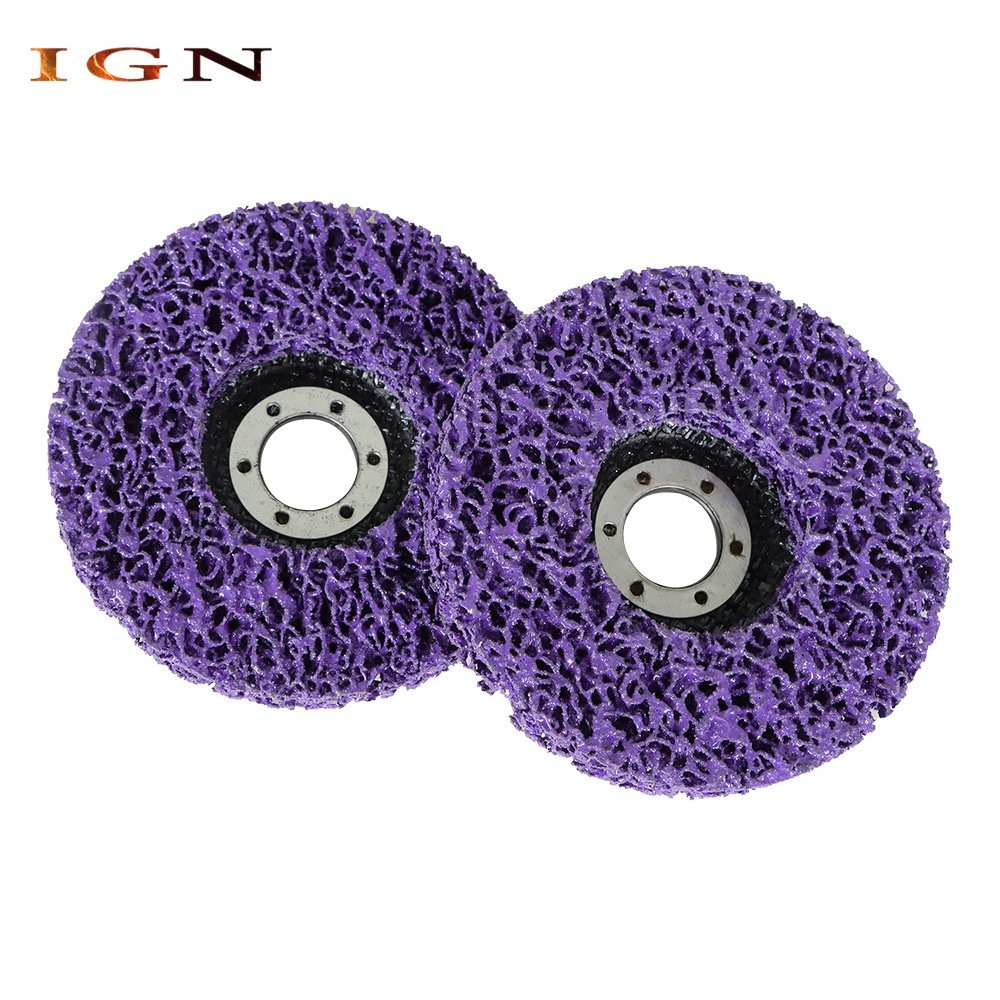 10PCS 4-1/2″x7/8″ Strip Discs Stripping Wheel For Rust Stripping Wheel Oxidation