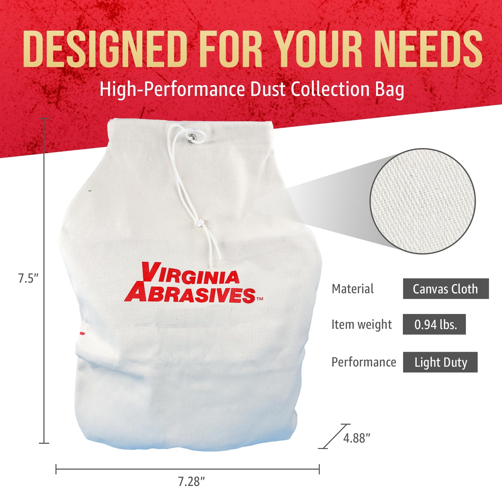 413-10000 Light Duty Floor Drum Sander Dust Collector Bags for Clarke American S