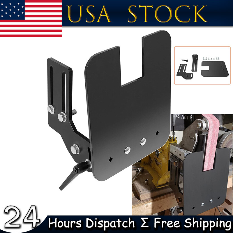 2×72″ Knife Bevel Grinding Jig Tool Rest OBM Belt Grinder Tilt Table Flat Platen
