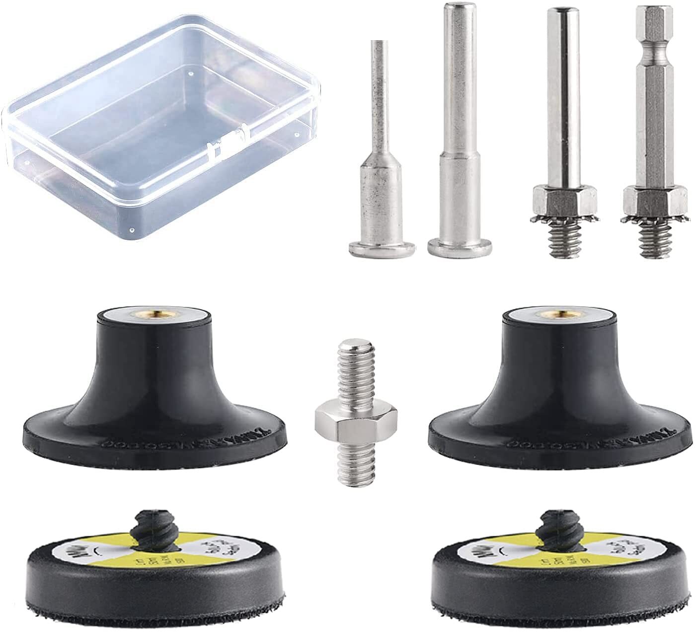 2 Inch Drill Sanding Attachment Kit Quick Change Disc Pad Holder for Die Grinder