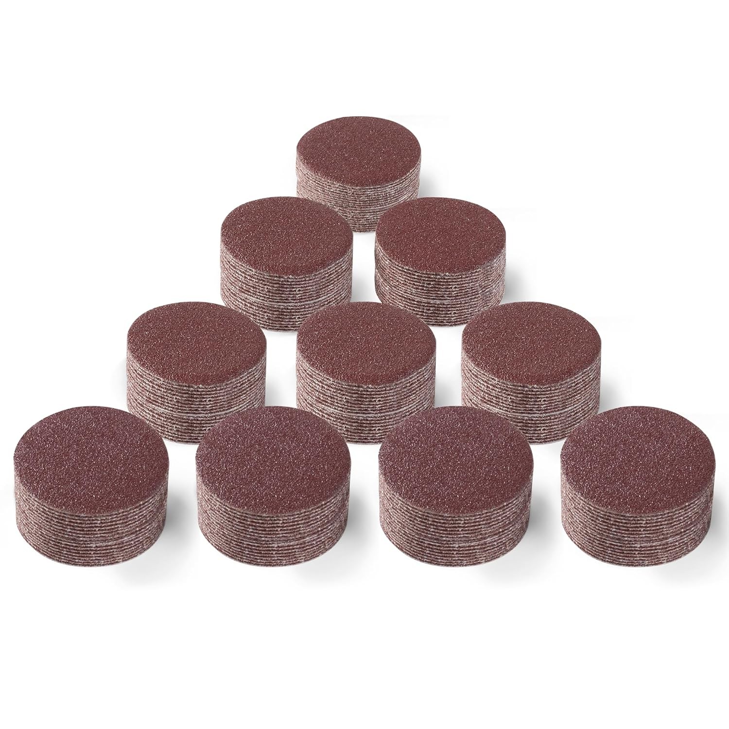 100PCS 2 inch 50mm 0-H AO Sanding Discs 2000 Grit Hook and Loop For Woodworking
