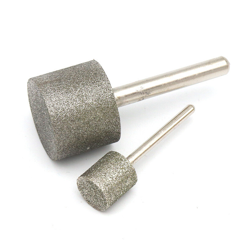 3/6mm Shank Cylindrical Diamond Grinding Head Polishing Engraving Rotary Tool