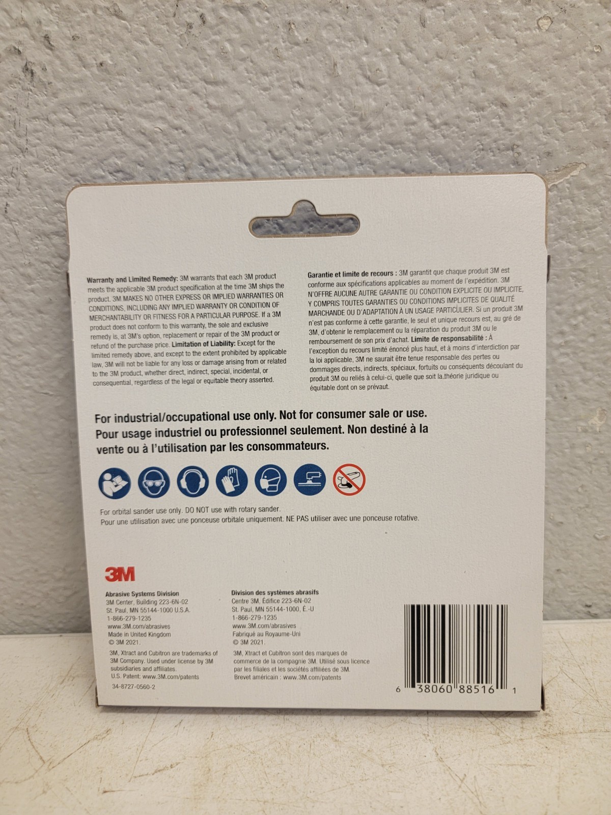 Cubitron 3M 88516 Net Disc 710W, 6″, 12 Piece Pack Hook & Loop Sanding Disc
