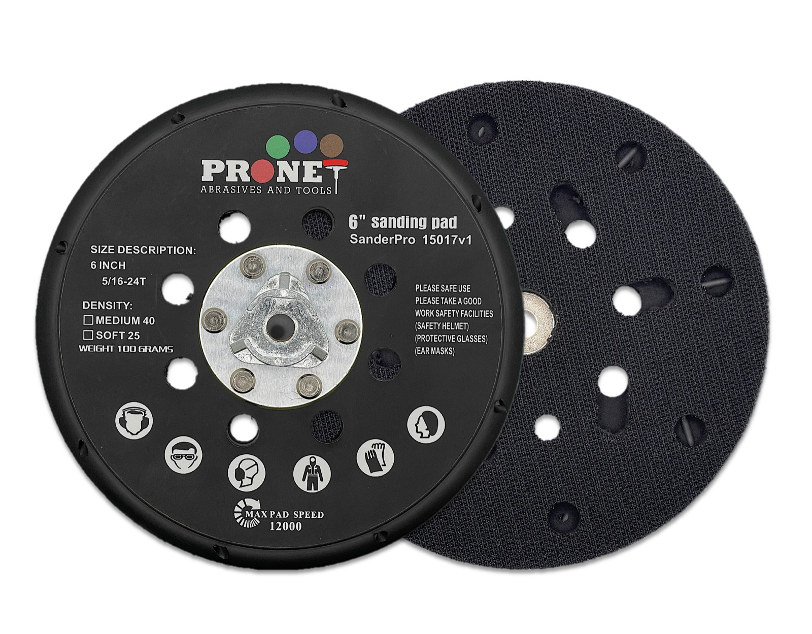 Replacement Backing Pad Makita 150mm – Med Density – BO6030 BO6040 – P-34453 Eq