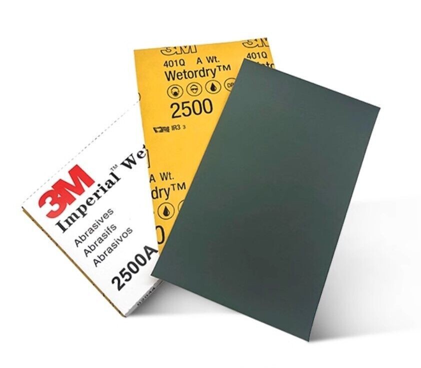 3M WETorDRY Abrasive Sheet 401Q 2500 Grit Sandpaper (50/200 Sheets/PACK)