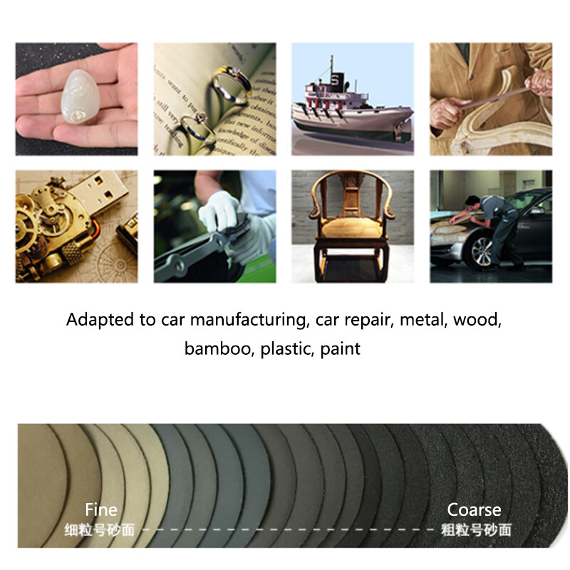996A Wet And Dry SandPaper 2 Inch 50mm Grit 60 – 10000 Sanding Disc Wood Metal