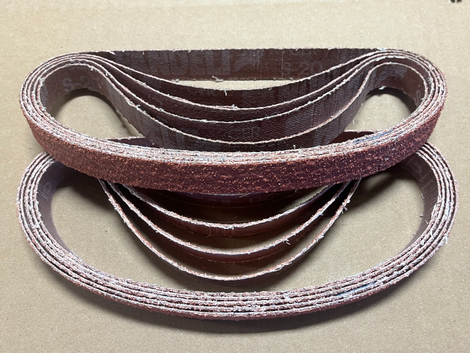 Premium Ceramic 3/4″ x 20-1/2″ Inch Air File Sanding Belts- 36 Grit – 13 Pack!!