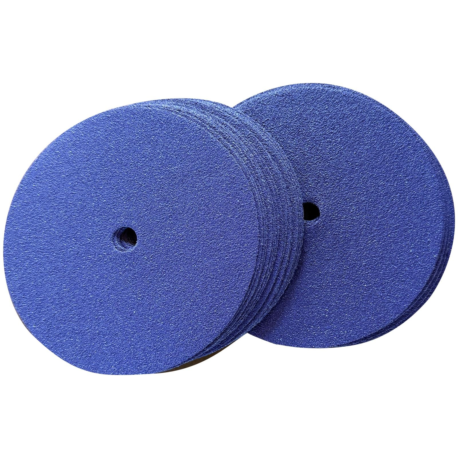 JLD 9″ Sanding Disc, 60 Grit Blue Zirconia Sticky, for JLD109 Lawn Mower Blad…