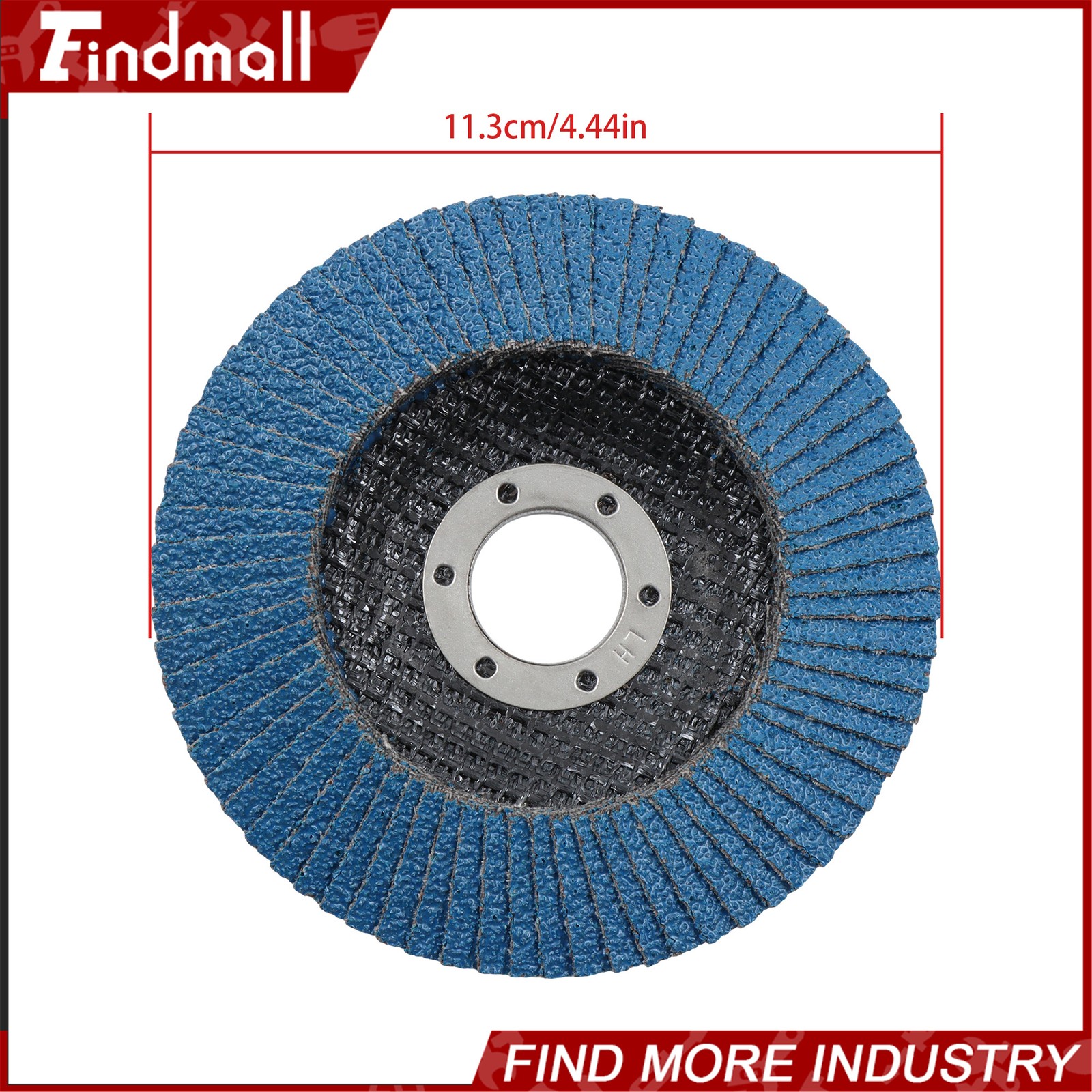 Findmall 20 Pack Flap Discs 4-1/2″ x 7/8″ 40/60/80/120 Grit Grinding Wheels T29