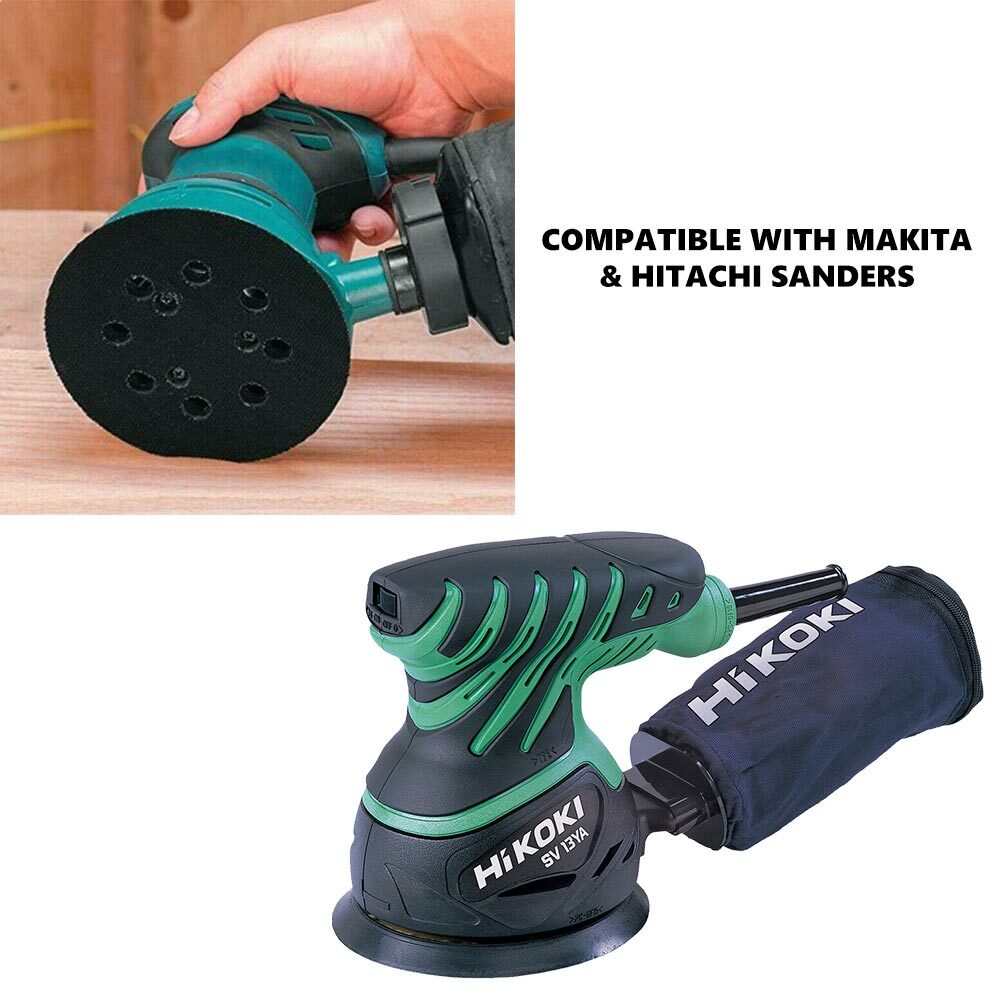 Random Orbit Sander Hook & Loop Pad 5″ Makita 743081-8 324-209 2/PACK – RSP27-K