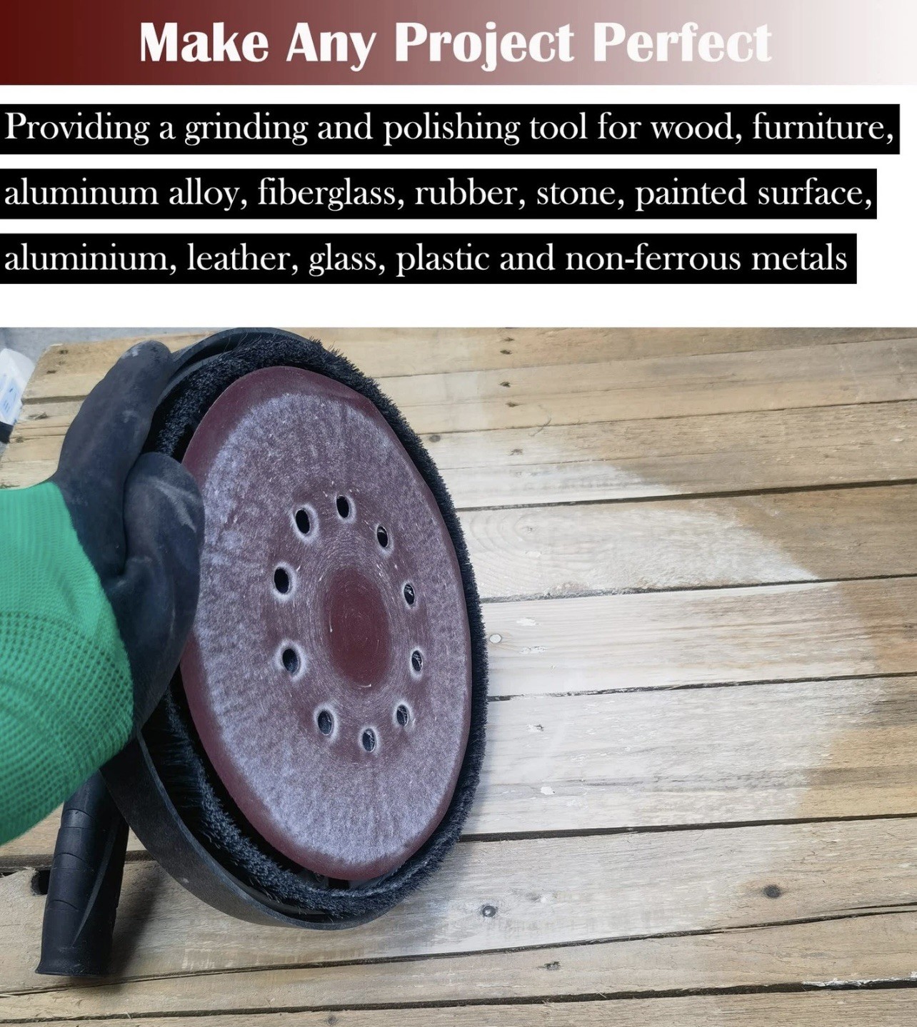 50 PCS Sanding Discs 9-Inch 10-Hole for Drywall Sander – 60/80/120/150/240 Grits