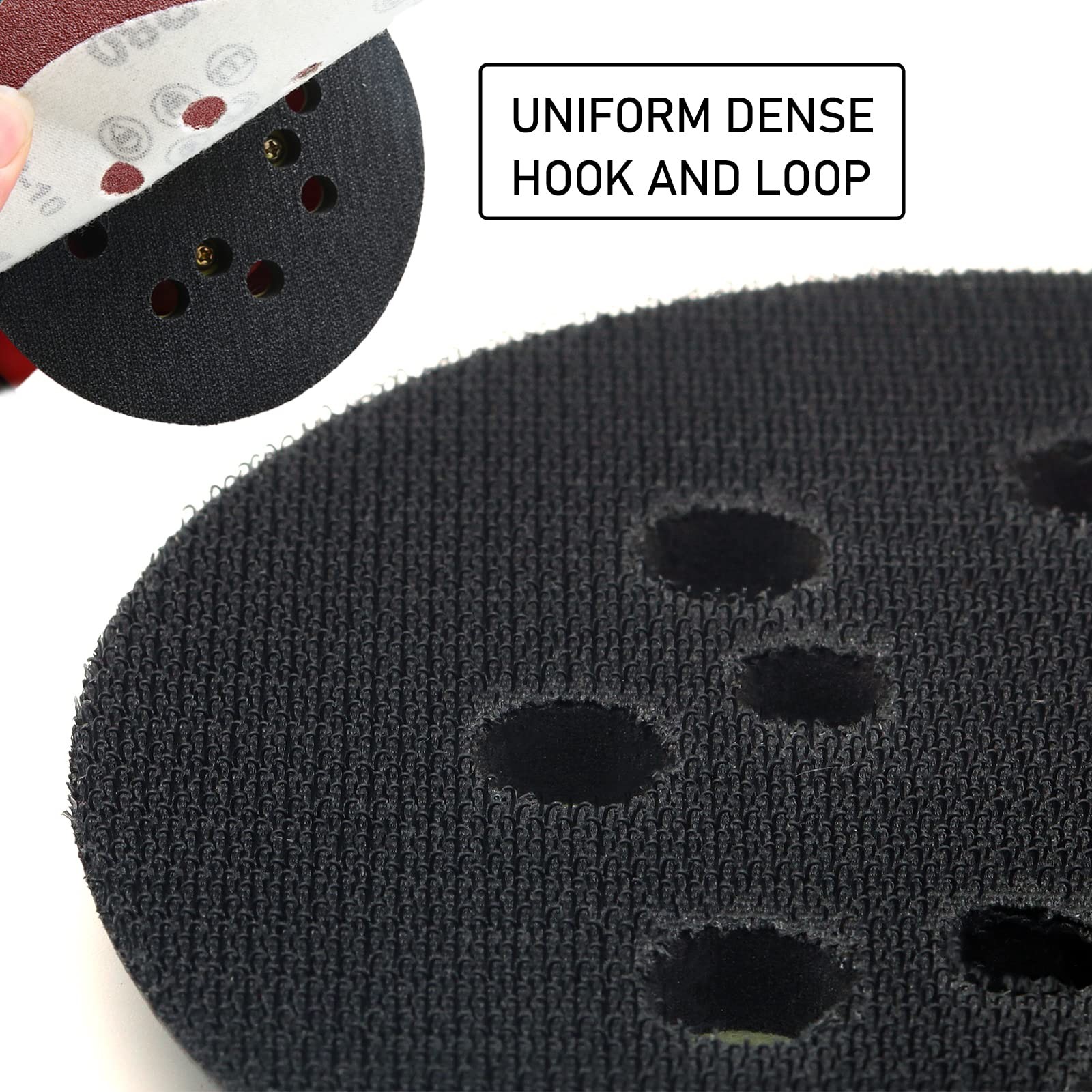 5 Inch Sander Replacement Pad Hook Loop Backing Orbital Palm Sander Parts