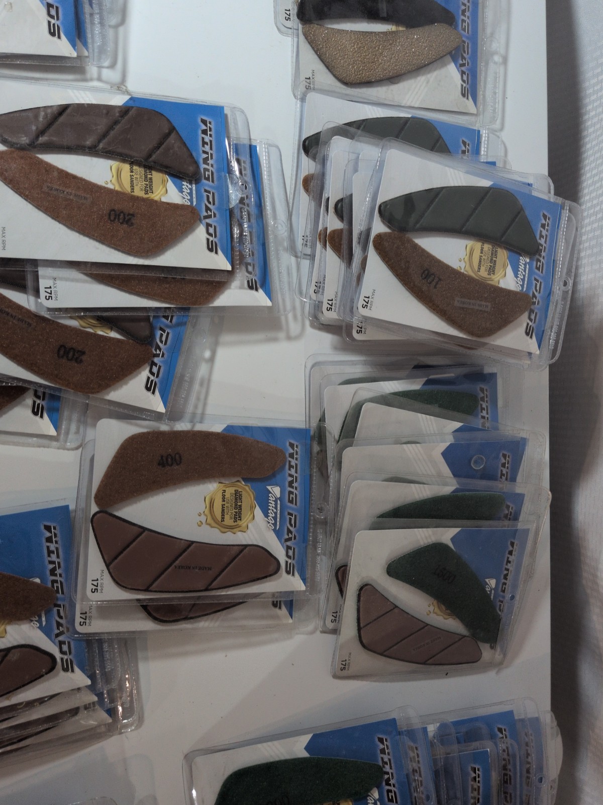 Huge Lot Of Diamond Vantage Wing Pads, Concrete And Stone Polishing