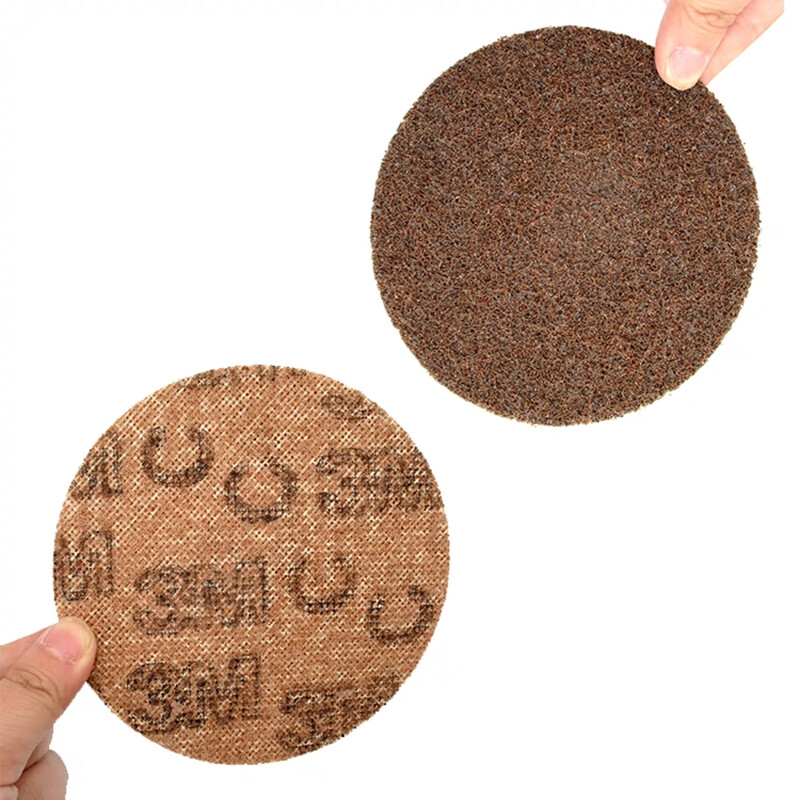 2″ 50mm Nylon Sanding Disc Flocked Self Adhesive Fiber Polishing Pads 150#-400#