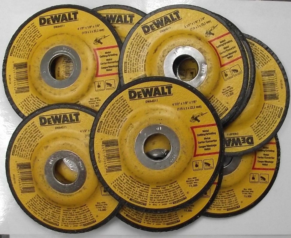 Dewalt DWA4511 4-1/2″ x 1/8″ x 7/8 Metal Cutting & Grinding Wheels 10PCS