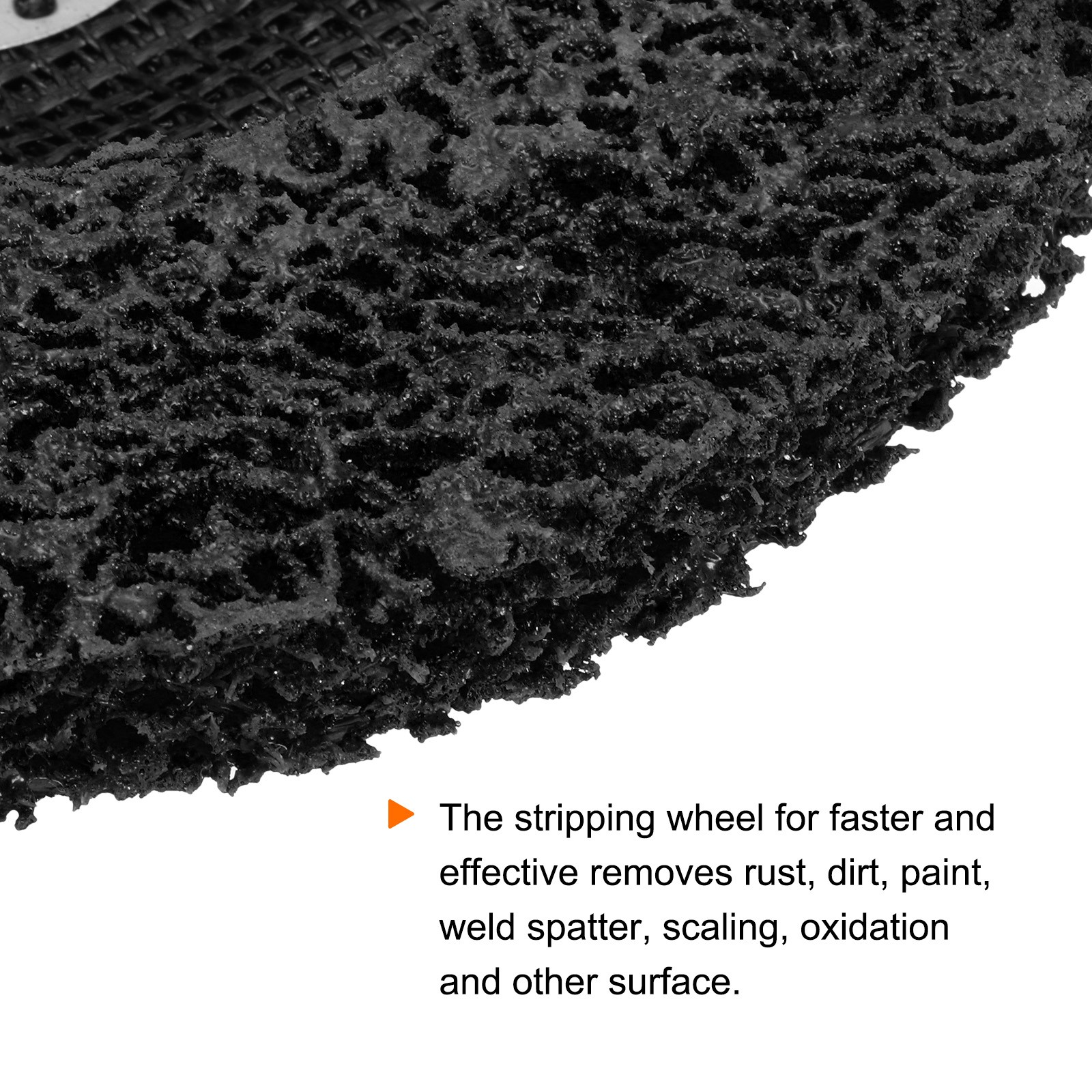 2pcs Strip Wheel Stripping Wheels 7″x7/8″ Black